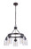 Foxwood Five Light Chandelier in Flat Black / Dark Teak (46|53625FBDT)
