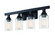 Chicago Four Light Vanity in Flat Black (46|53104FB)