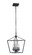 Flynt Four Light Foyer Pendant in Flat Black (46|52934FB)
