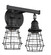 Thatcher Two Light Vanity in Flat Black (46|50602FB)