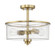 Bolden Two Light Convertible Semi Flush in Satin Brass (46|50552SB)