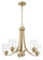 Bolden Five Light Chandelier in Satin Brass (46|50525SB)