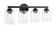 Bolden Four Light Vanity in Flat Black (46|50504FB)