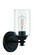 Dardyn One Light Wall Sconce in Flat Black (46|49801FBC)