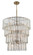 Museo 28 Light Chandelier in Satin Brass (46|48628SB)