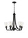 Grace Five Light Chandelier in Espresso (46|41925ESPCS)