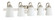 Grace Five Light Vanity in Brushed Polished Nickel (46|41905BNK)