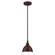 Timarron One Light Mini Pendant in Aged Bronze Brushed (46|35991ABZ)