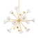 Julieta 12 Light Chandelier in Vintage Gold Leaf (68|45138VGL)