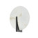Asteria LED Wall Sconce in Black Brass (68|41811BBR)