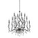 Aveline 12 Light Chandelier in Blackened Silver Leaf (68|41434BSL)