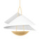 Carini Four Light Pendant in Vintage Gold Leaf/Gesso White (68|41134VGLGSW)