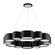 Opal 12 Light Chandelier in Soft Black With Stainless Steel (68|39330SBKSS) Opal 12 Light Chandelier in Soft Black With Stainless Steel (68|39330SBKSS)