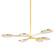 Patras LED Chandelier in Vintage Brass (68|33806VB)