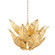 Tropicale Eight Light Pendant in Gold Leaf (68|31748GL)
