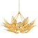 Tropicale 12 Light Chandelier in Gold Leaf (68|317412GL)