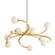 Signature Nine Light Chandelier in Gold Leaf (68|29409)