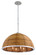 Carayes Eight Light Chandelier in Natural Rattan Stainless Steel (68|27748)