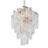 Mont Blanc Nine Light Chandelier in Modern Silver Leaf (68|24349)