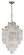 Mont Blanc 13 Light Chandelier in Modern Silver Leaf (68|243413)