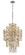 Ambrosia Seven Light Chandelier in Gold Silver Leaf & Stainless (68|21547)