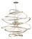Calligraphy LED Chandelier in Silver Leaf Polished Stainless (68|21344)