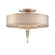 Harlow LED Semi Flush Mount in Warm Silver Leaf (68|16634WSLSS)