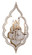 Bijoux Three Light Wall Sconce in Warm Silver Leaf (68|16113WSL)