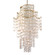Dolce 19 Light Chandelier in Champagne Leaf (68|109719CPL)