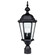 Carriage House Three Light Outdoor Post Lantern in Black (65|9725BK)