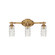 Blakely Three Light Vanity in Antique Gold (65|8523AGCR)