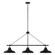 Jones Three Light Island Pendant in Matte Black (65|842131MB)