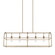 Aubrey Five Light Island Pendant in Aged Brass (65|825751AD)