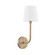 Dawson One Light Wall Sconce in Aged Brass (65|619311AD674)