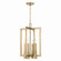 Blake Four Light Foyer Pendant in Aged Brass (65|549641AD)