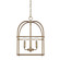Aubrey Four Light Foyer in Aged Brass (65|527542AD)