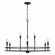 Fuller Nine Light Chandelier in Matte Black (65|448791MB)