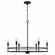 Fuller Six Light Chandelier in Matte Black (65|448761MB)