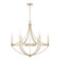 Isabella Six Light Chandelier in Winter Gold (65|443161WG)