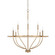 Greyson Eight Light Chandelier in Aged Brass (65|428581AD)