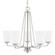 Braylon Five Light Chandelier in Brushed Nickel (65|414151BN331)