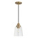 Fallon One Light Pendant in Aged Brass (65|3718AD135)