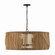 Archer Six Light Pendant in Light Wood and Matte Black (65|344664WK)