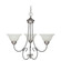Hometown Three Light Chandelier in Matte Nickel (65|3223MN220)