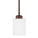 Dixon One Light Pendant in Bronze (65|315211BZ338)