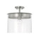 Mason One Light Semi Flush Mount in Brushed Nickel (65|246812BN)