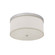 Midtown Three Light Flush Mount in Matte Nickel (65|2015MN480)