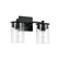 Mason Two Light Vanity in Matte Black (65|146821MB532)