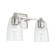 Laurent Two Light Vanity in Polished Nickel (65|141821PN509)