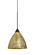 Eve One Light Pendant in Bronze (74|XEVEGSLEDBR)